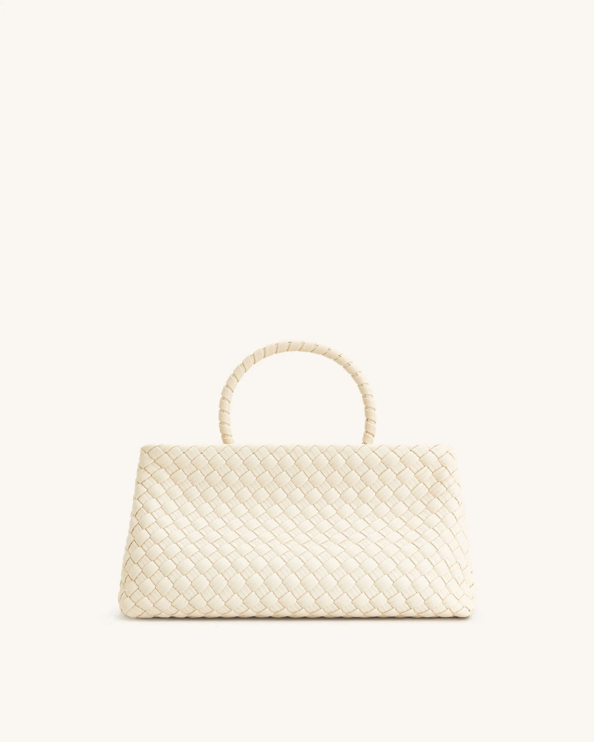 Сумка Jw Pei Elora Woven Tote Bag Біла - Зображення 3