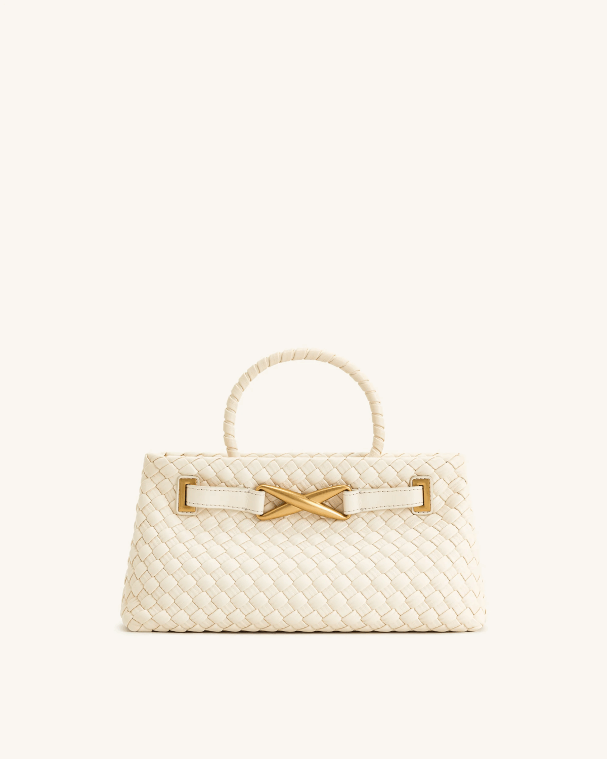 Сумка Jw Pei Elora Woven Tote Bag Біла