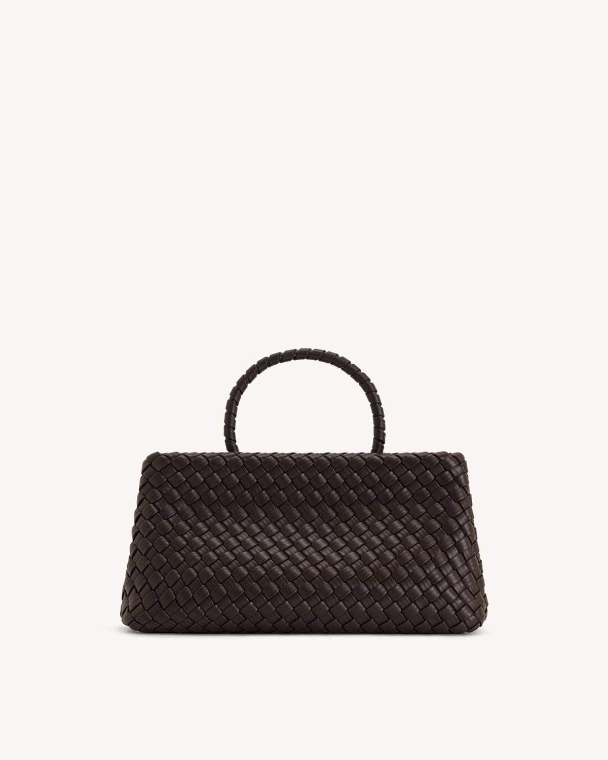 Сумка Jw Pei Elora Woven Tote Bag Коричнева - Зображення 2
