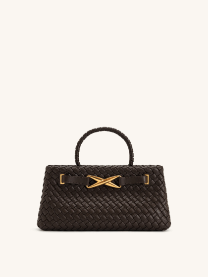Сумка Jw Pei Elora Woven Tote Bag Коричнева