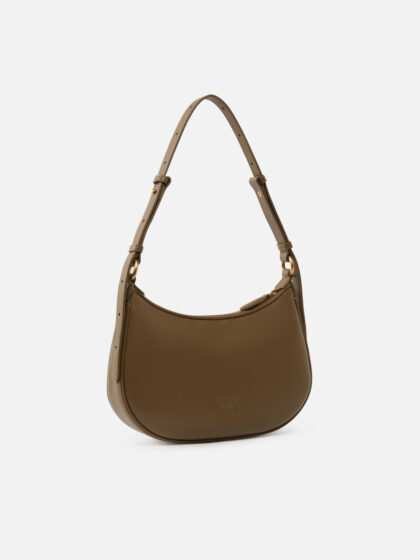 Сумка Pinko Half Moon Олива2