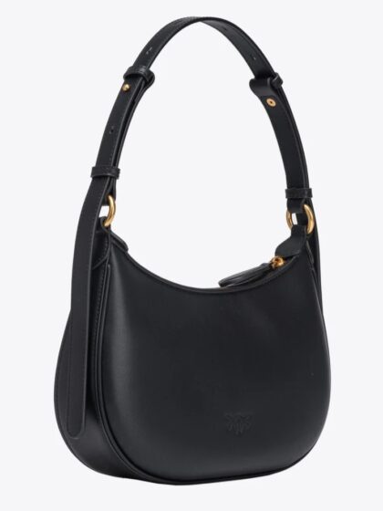 Сумка Pinko Half Moon Mini Чорна Натуральна Шкіра2