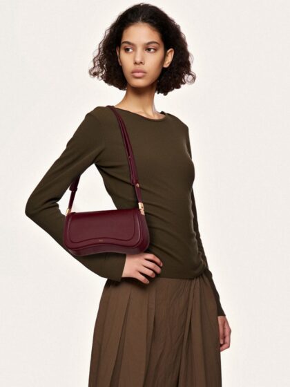 Сумка JW PEI Joy Shoulder Bag Бордо2