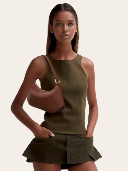 Сумка JW PEI Lily Shoulder Bag Коричнева2