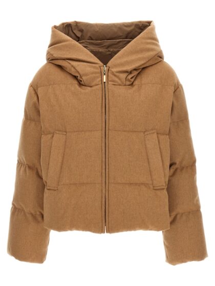 Двостороння пухова куртка Max Mara The Cube Dalia Бежева1