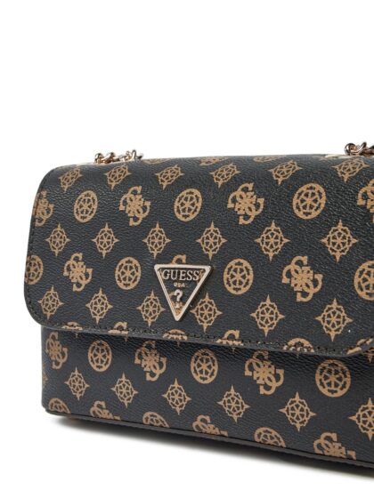 Сумка Guess Eco Erica Mocha Logo Коричнева2