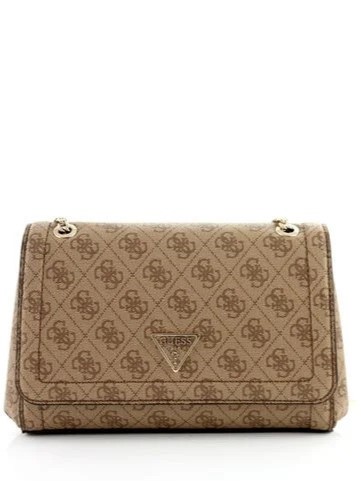 Сумка крос-боді Guess Noelle Латте Лого/Коричневий1