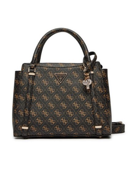 Сумка Guess Eco Erica Satchel Коричнева1