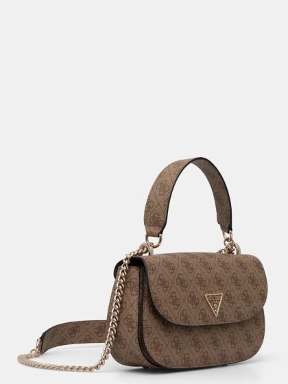Сумка Guess Eco Erica Convertible Xbody Flap Коричнева2