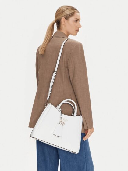 Сумка Guess Eco Jazlynn Girlfriend Satchel Біла2